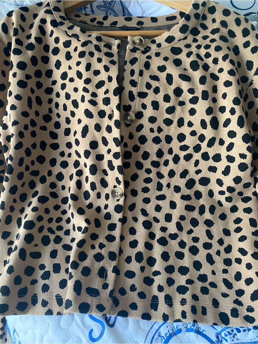 Ann Taylor button up sweater/ top - Picture 8 of 10